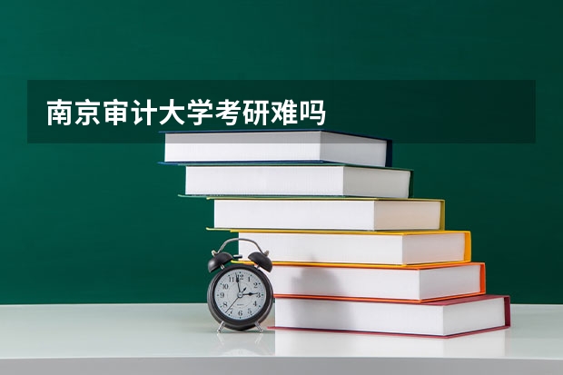 南京审计大学考研难吗