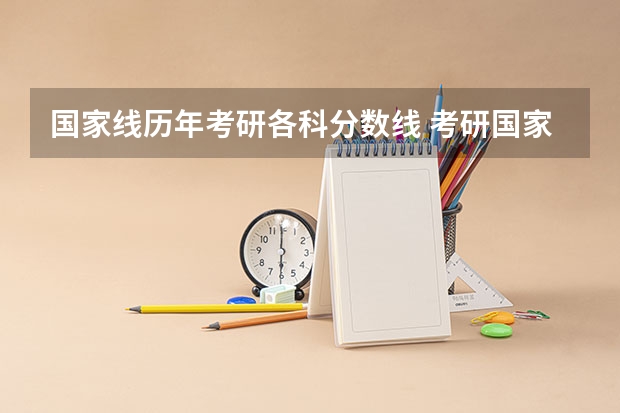国家线历年考研各科分数线 考研国家线一览表