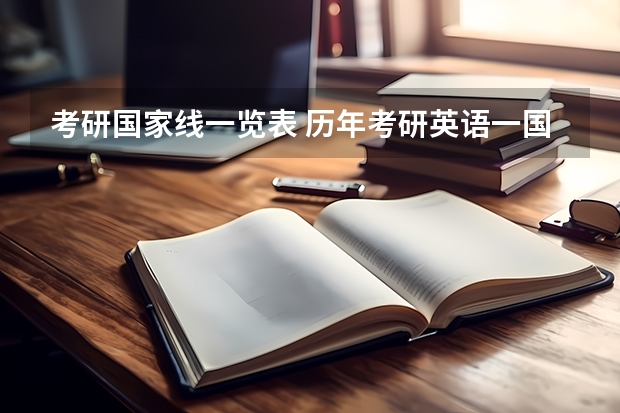 考研国家线一览表 历年考研英语一国家线