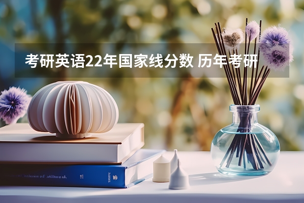 考研英语22年国家线分数 历年考研英语一国家线