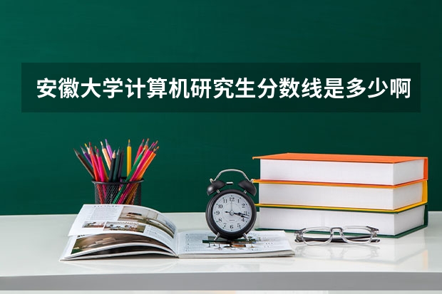 安徽大学计算机研究生分数线是多少啊？