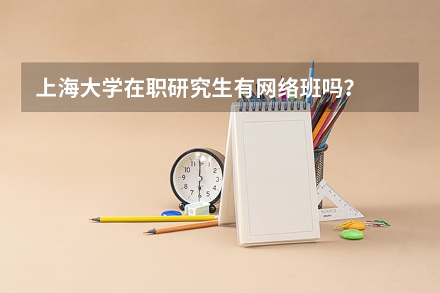 上海大学在职研究生有网络班吗?