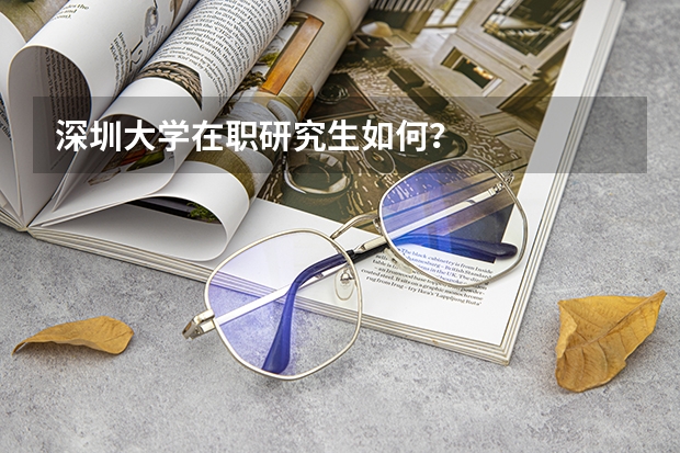 深圳大学在职研究生如何?