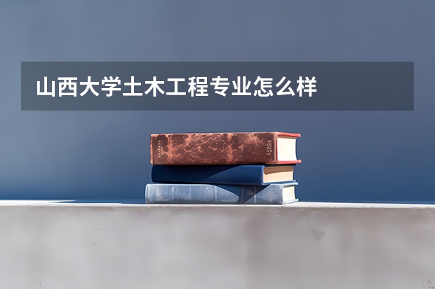 山西大学土木工程专业怎么样