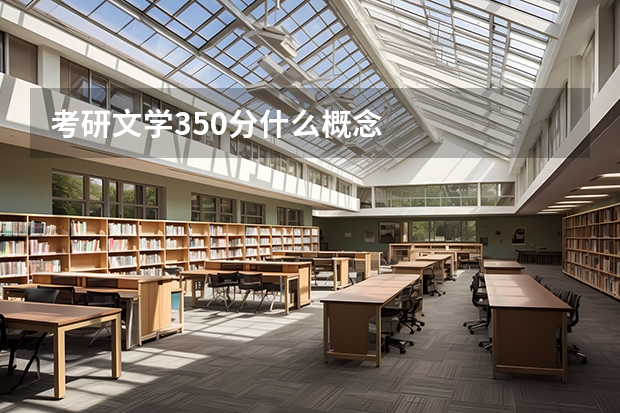 考研文学350分什么概念