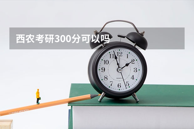 西农考研300分可以吗