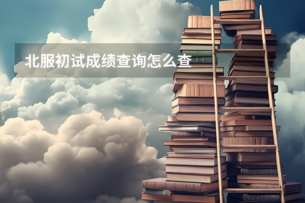 北服初试成绩查询怎么查