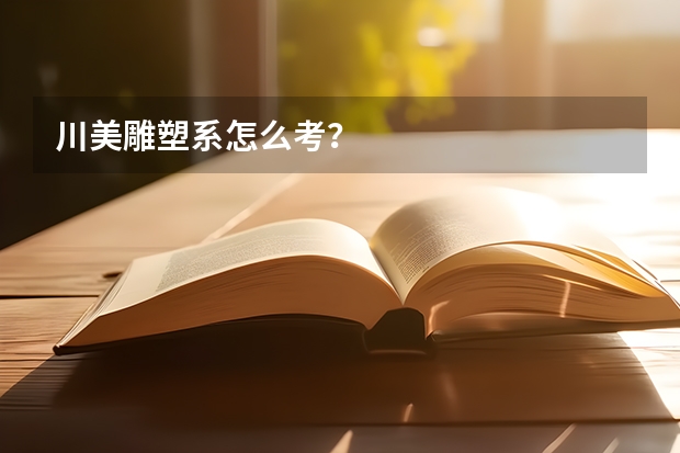 川美雕塑系怎么考？
