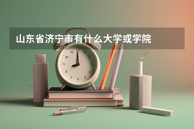 山东省济宁市有什么大学或学院