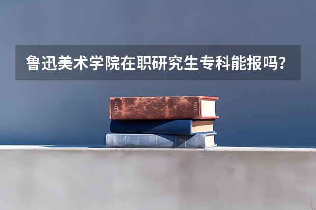 鲁迅美术学院在职研究生专科能报吗?