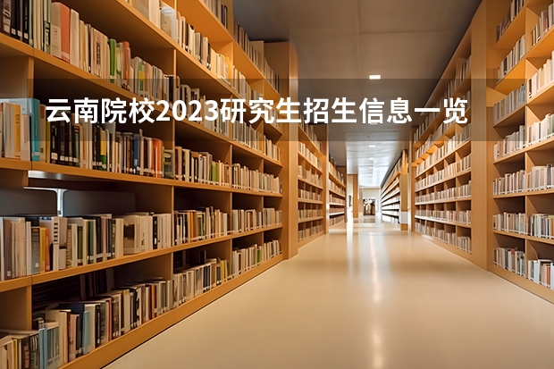 云南院校2023研究生招生信息一览表？（西南大学 考研 869美术原理）