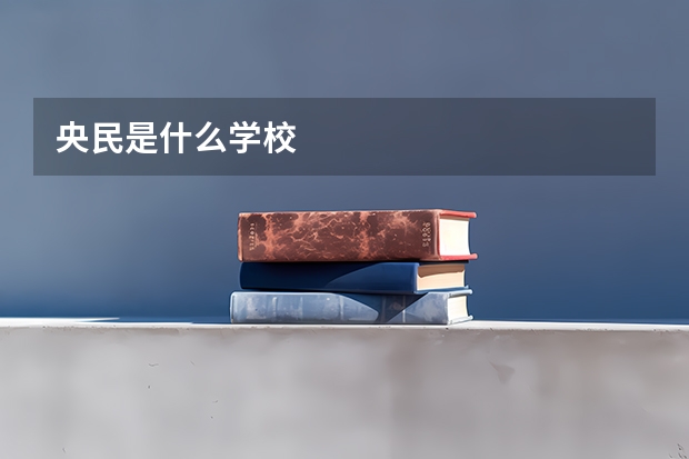 央民是什么学校