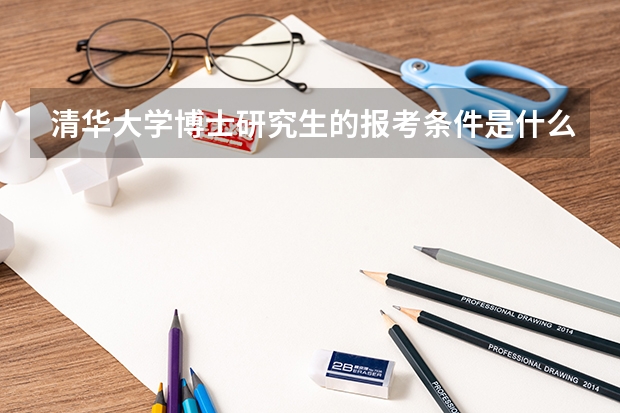 清华大学博士研究生的报考条件是什么
