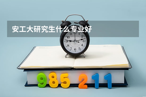 安工大研究生什么专业好
