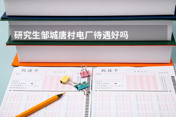 研究生邹城唐村电厂待遇好吗