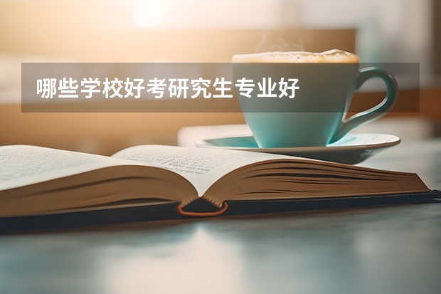 哪些学校好考研究生专业好