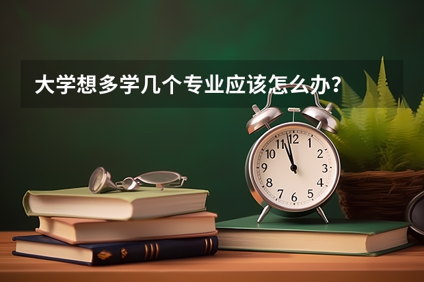 大学想多学几个专业应该怎么办？