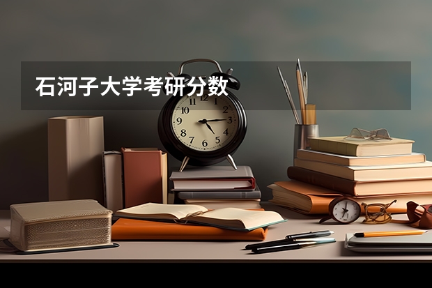 石河子大学考研分数